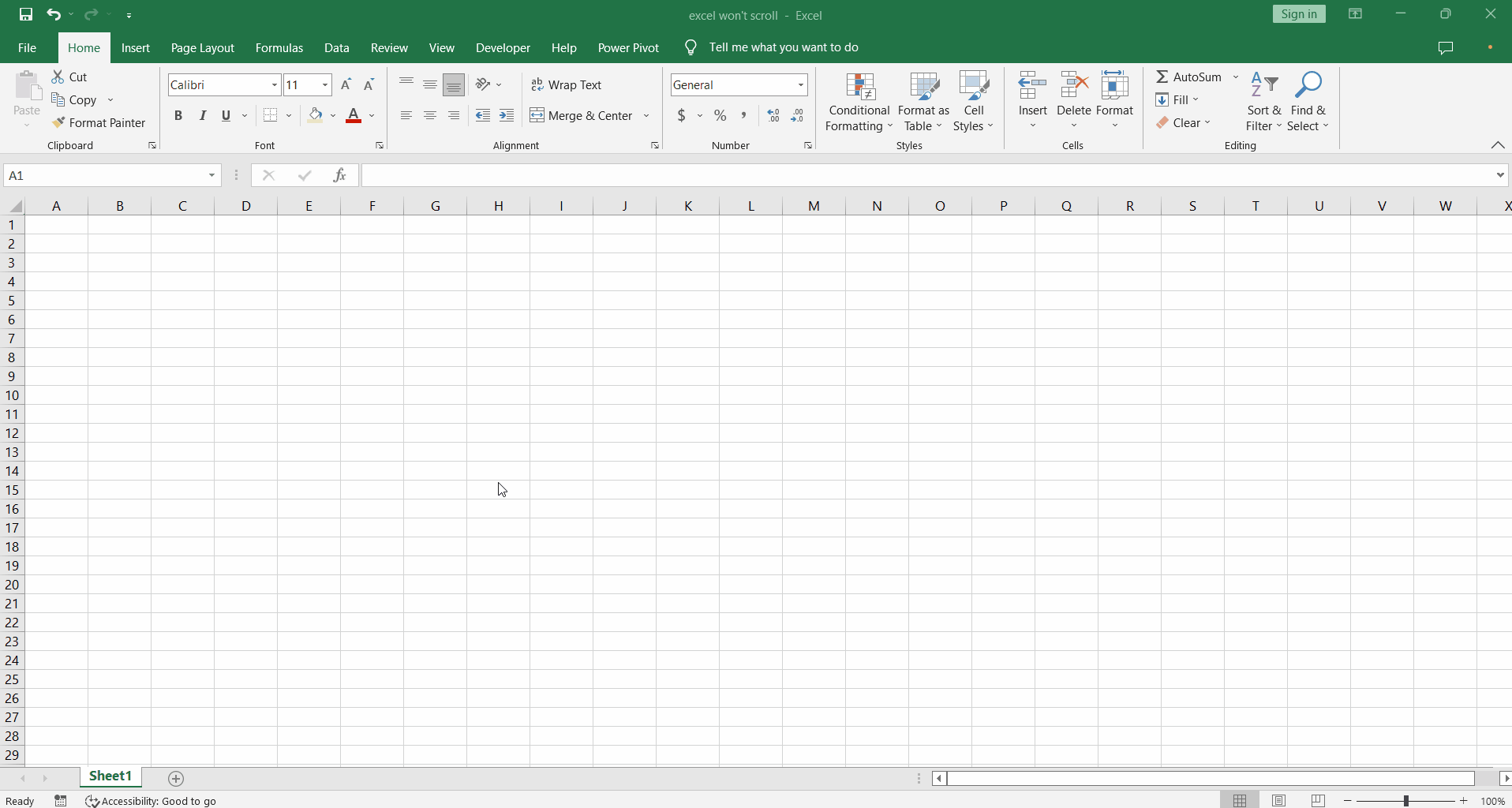 How To Fix If Scroll Doesn’t Work In Excel SpreadCheaters