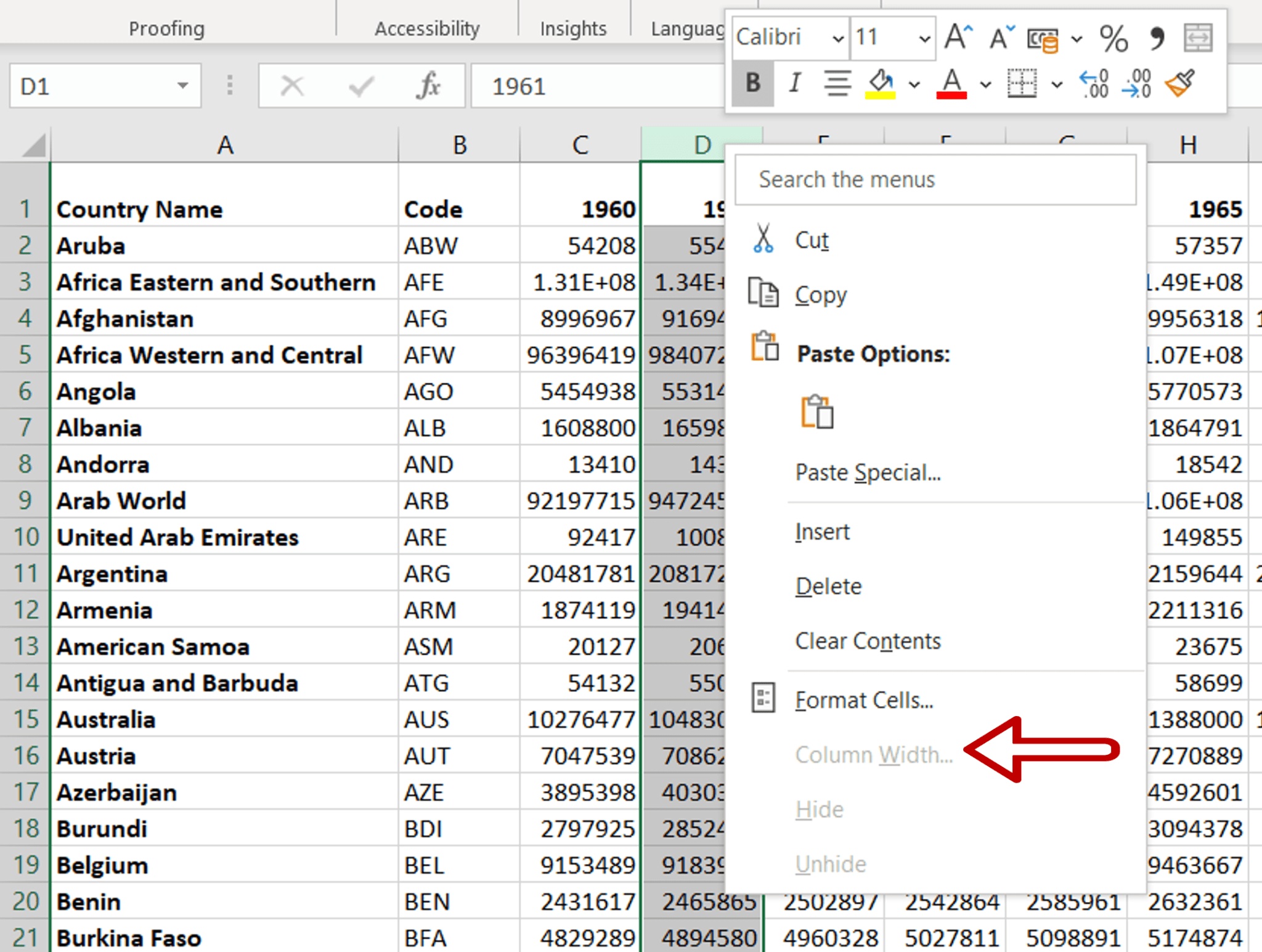 How To Lock Column Width In Excel SpreadCheaters