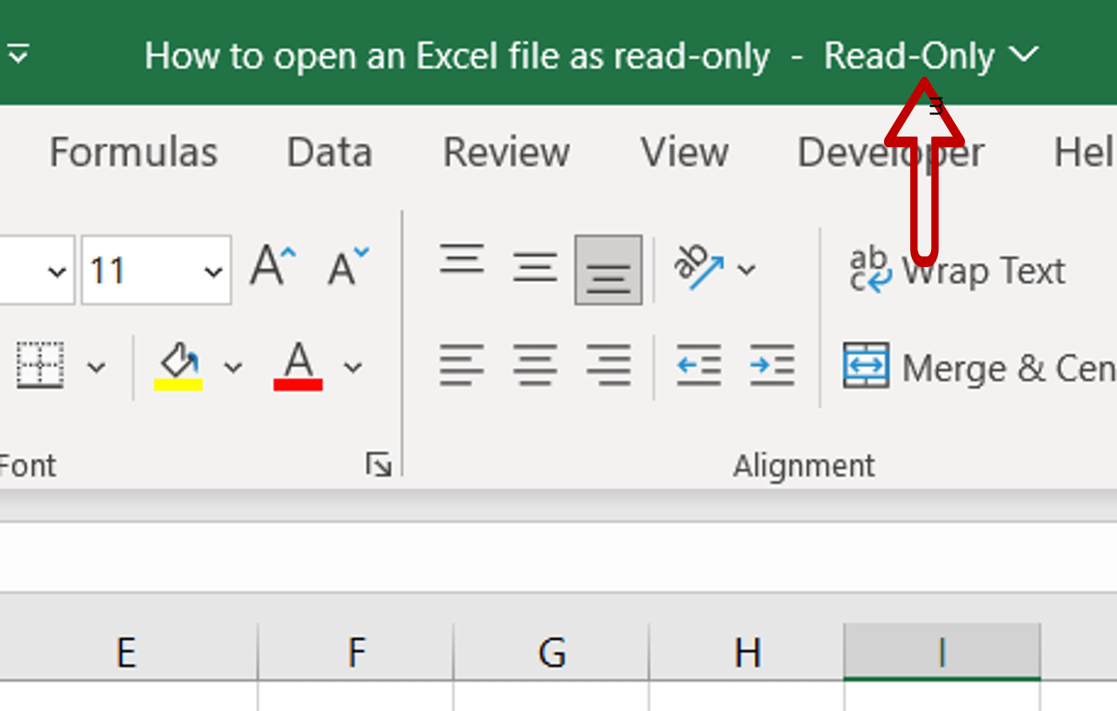 How To Open An Excel File As Readonly SpreadCheaters