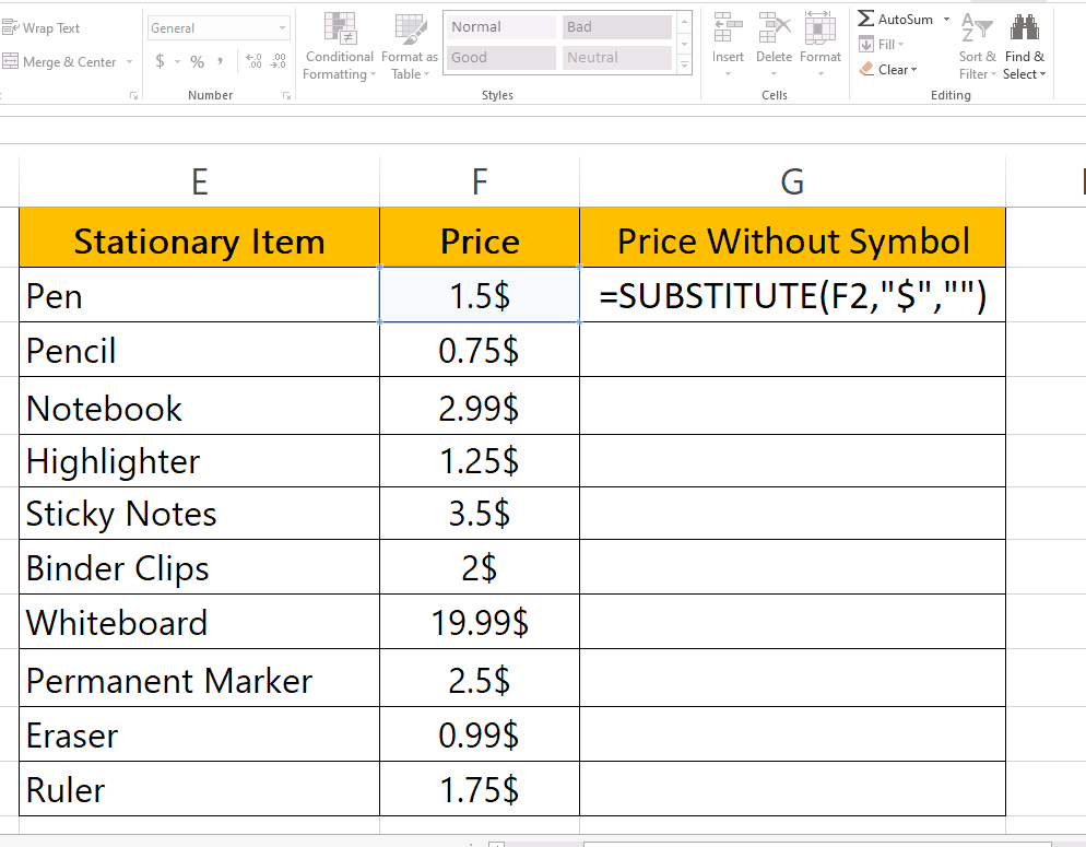 How To Remove A Symbol From A Cell In Excel SpreadCheaters