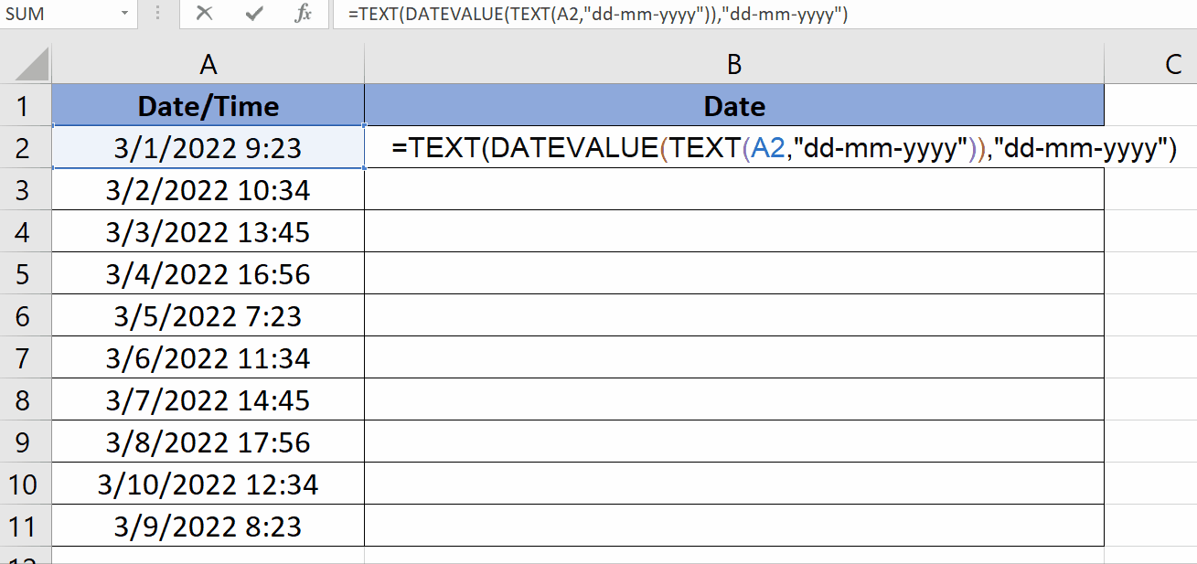 How To Remove Timestamps From Excel SpreadCheaters