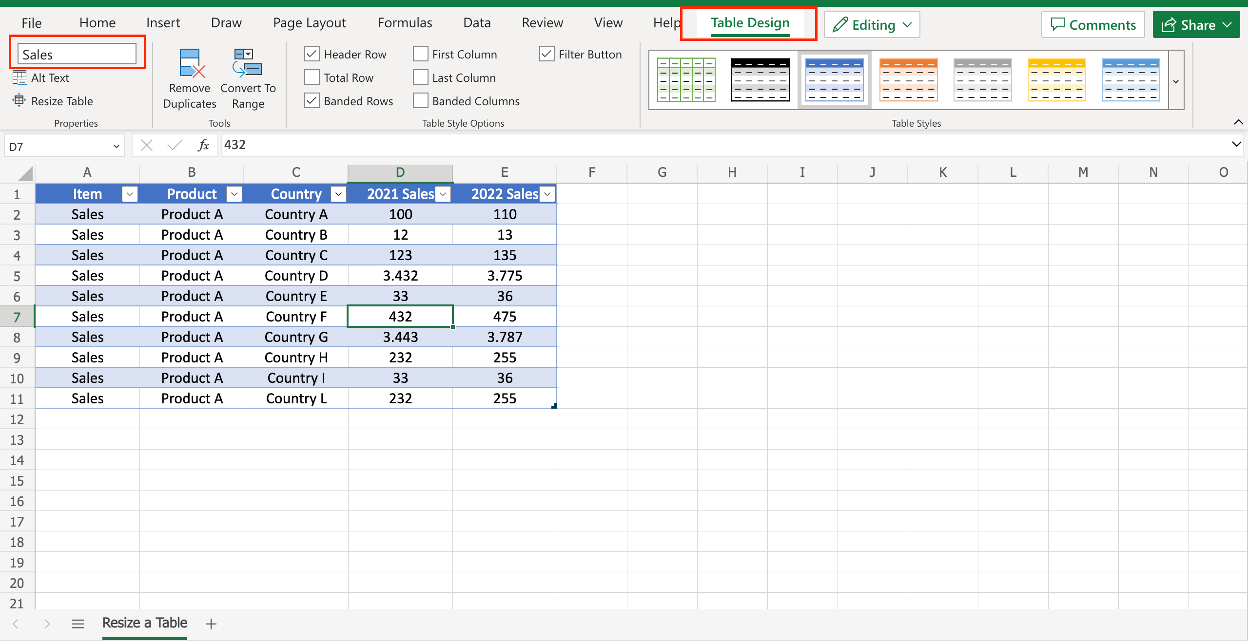 How To Rename A Table In Excel SpreadCheaters