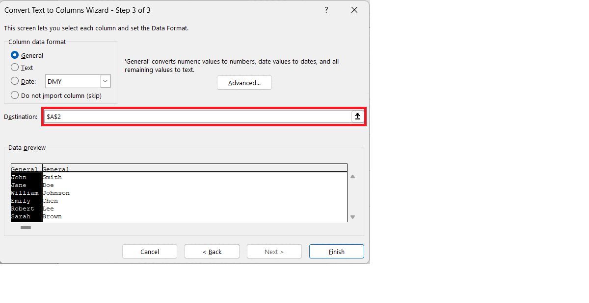 How To Split Names In Excel Into Two Columns SpreadCheaters