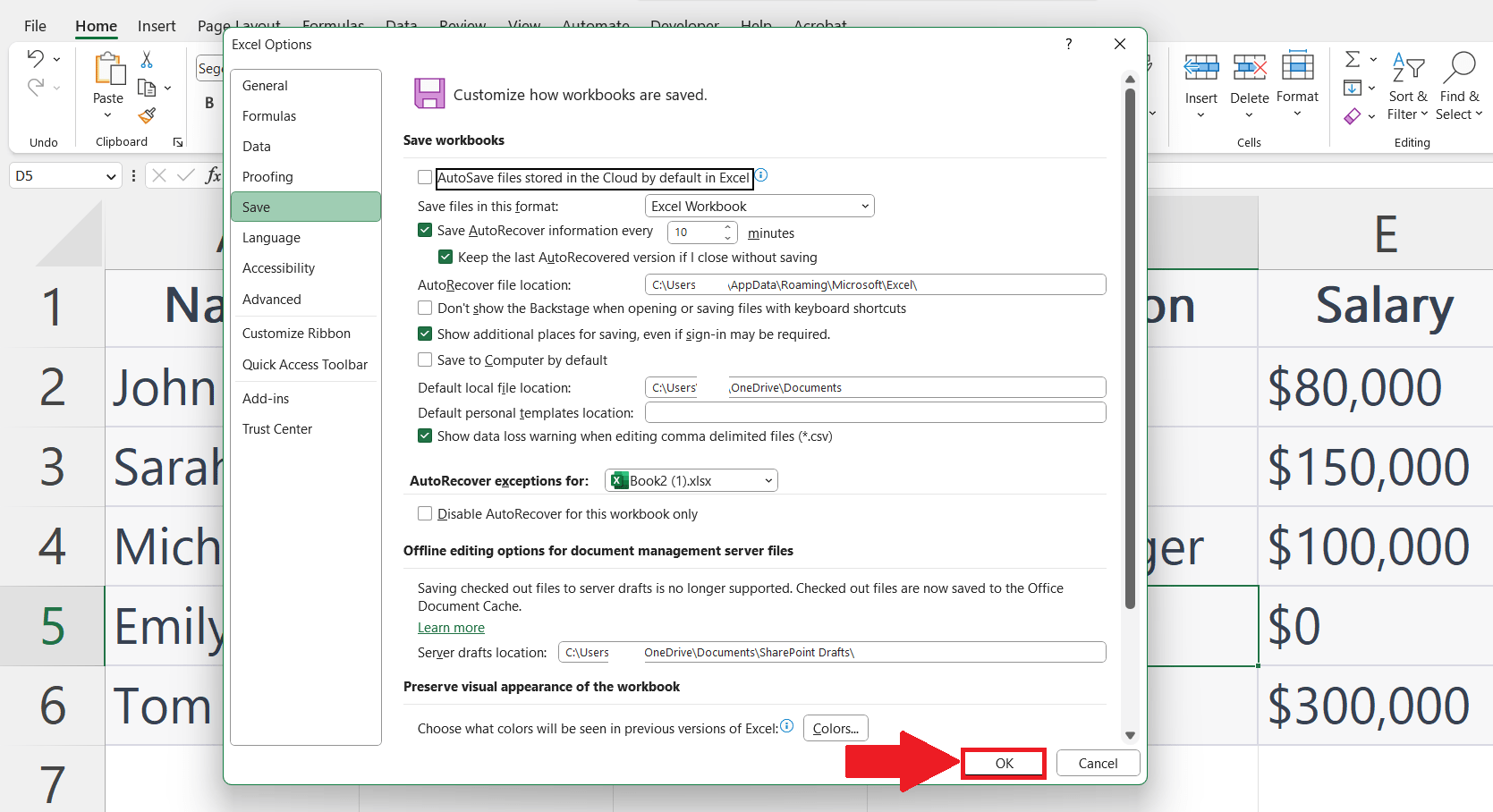 How To Turn Off AutoSave In Microsoft Excel SpreadCheaters