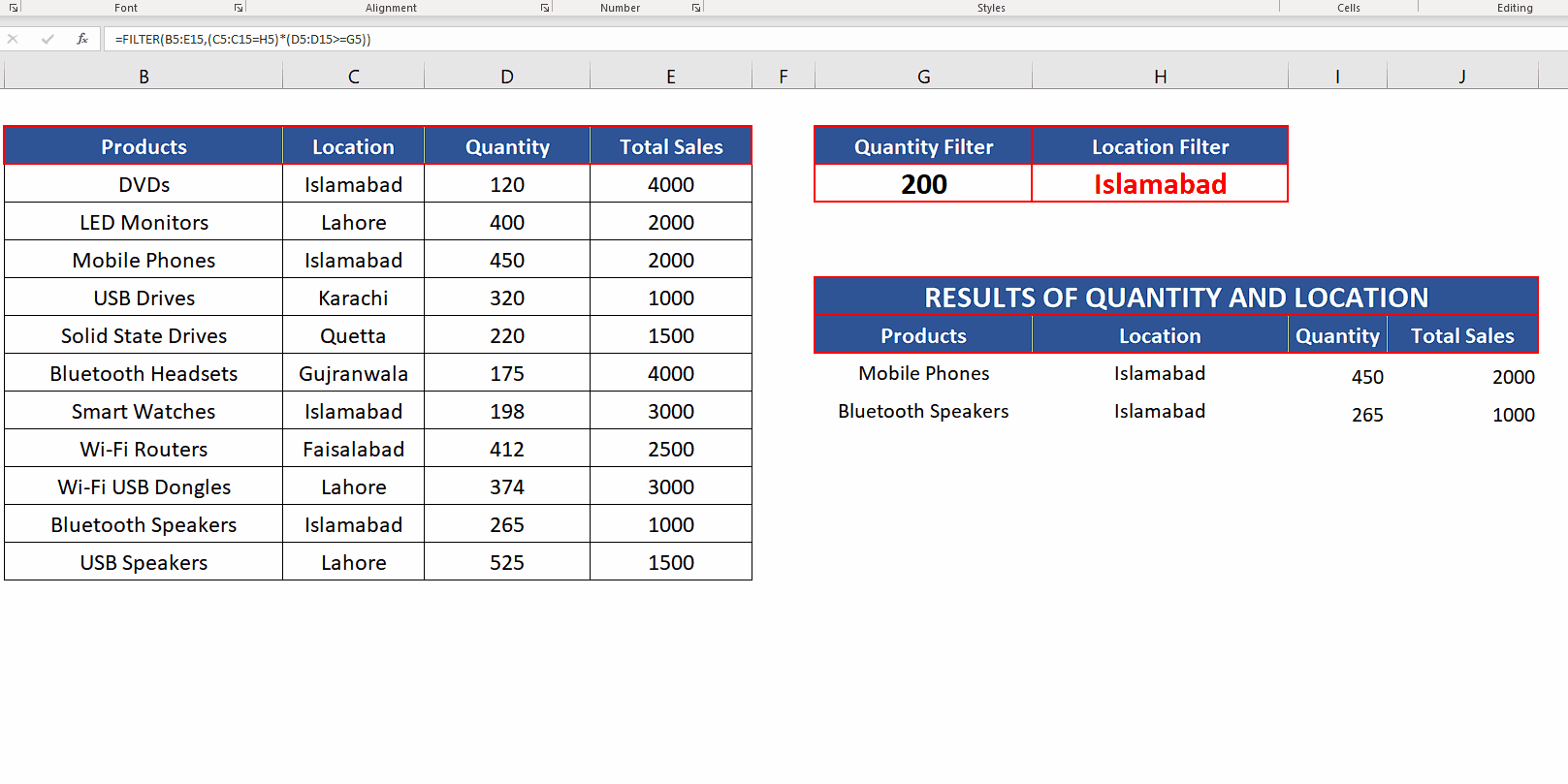 How To Use Filter Function With Multiple Criteria In Excel SpreadCheaters