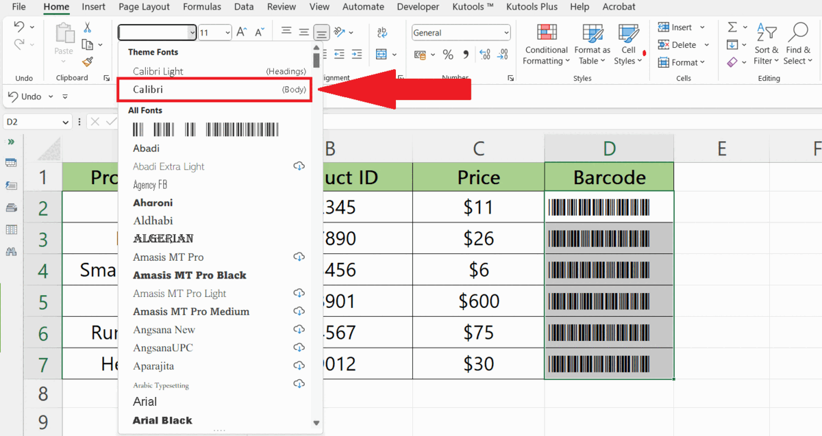 How To Use A Barcode Scanner In Microsoft Excel SpreadCheaters