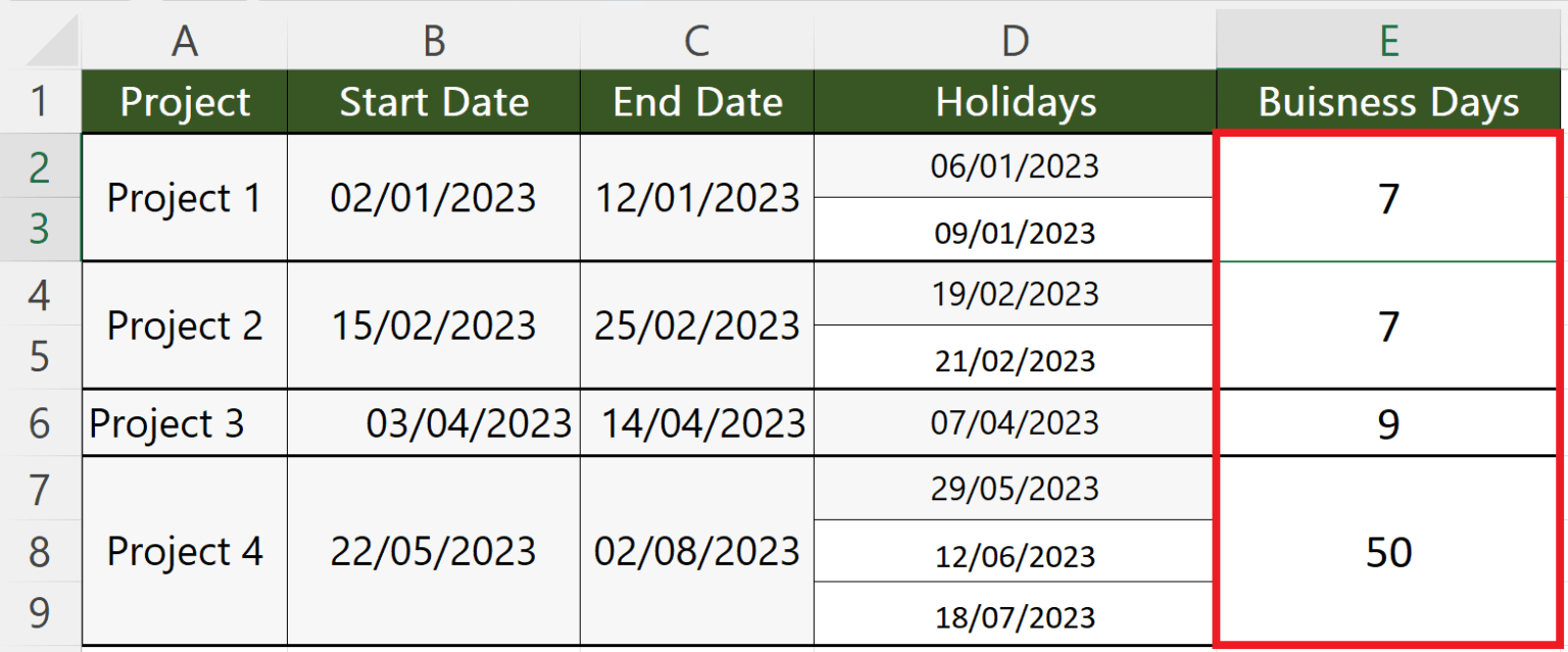 How To Calculate Business Days In Microsoft Excel SpreadCheaters