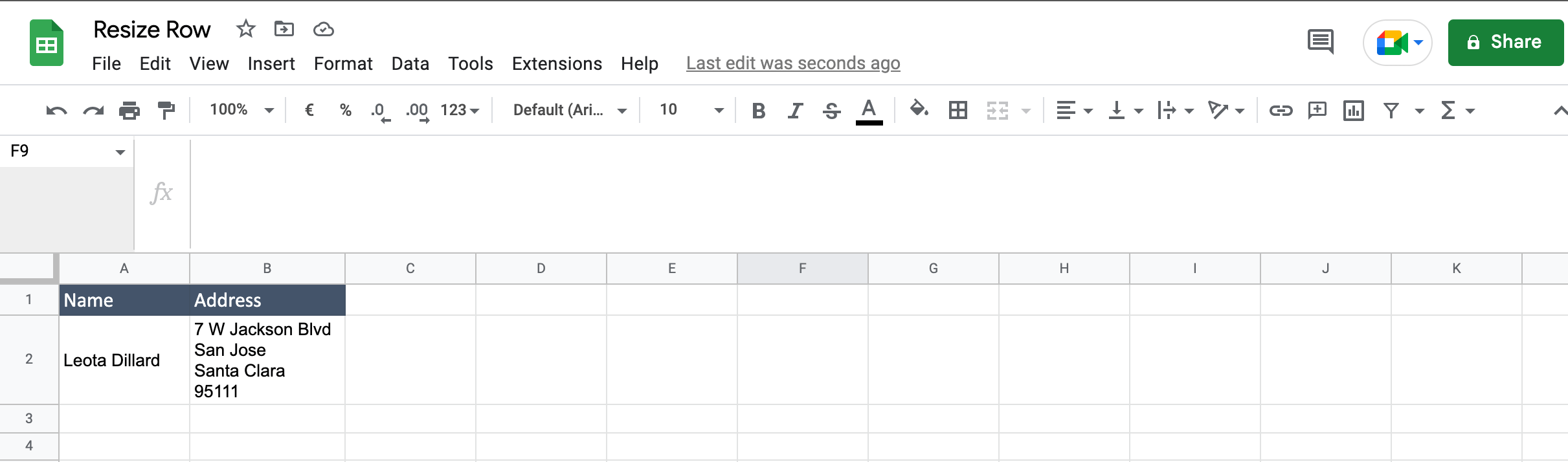 How To Change Row Height In Google Sheets Templates Sample Printables