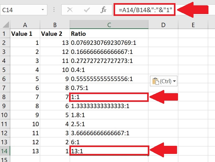How To Calculate Ratio In Excel SpreadCheaters