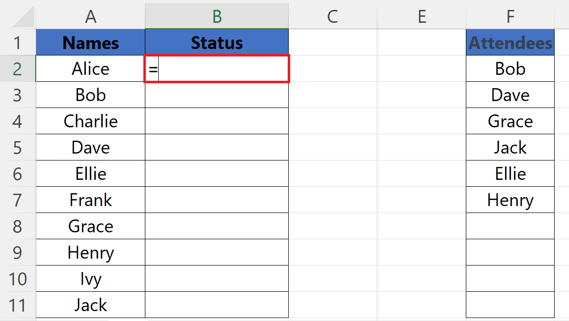 How To Compare Two Columns In Excel For Missing Values SpreadCheaters