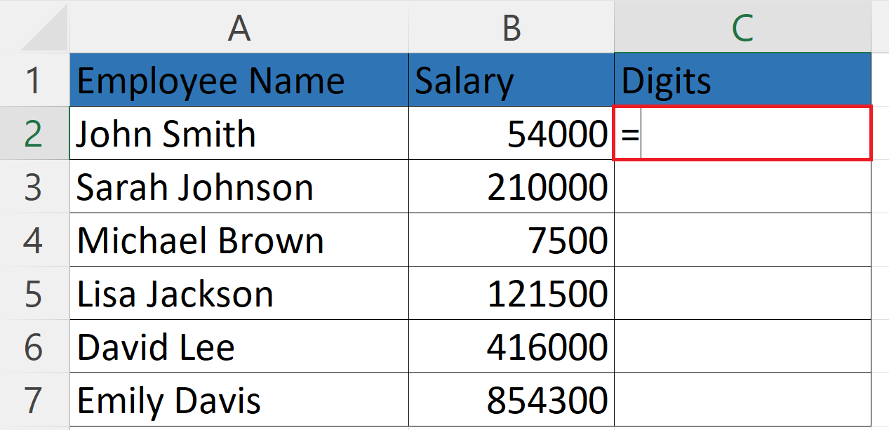 How To Count The Number Of Digits In Microsoft Excel SpreadCheaters