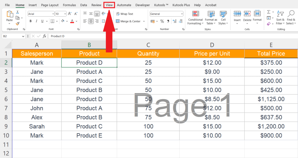 How To Remove Page 1 From Microsoft Excel SpreadCheaters