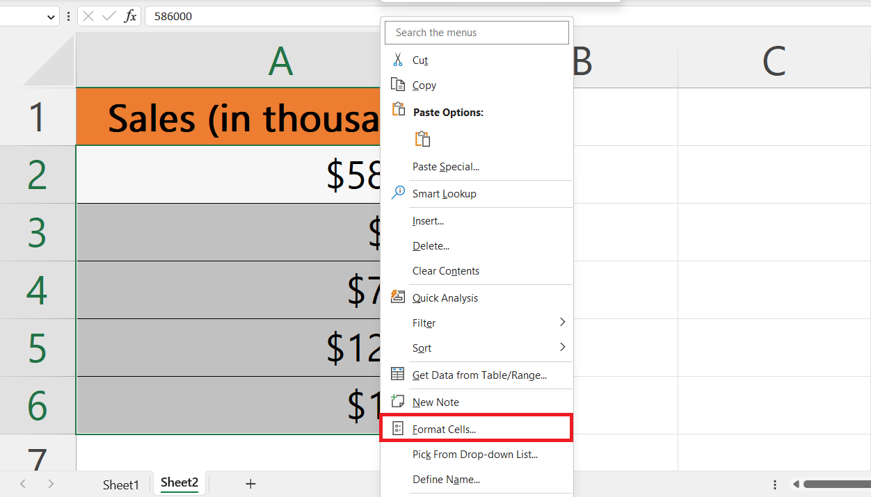 How To Convert Thousand To Millions In Microsoft Excel SpreadCheaters