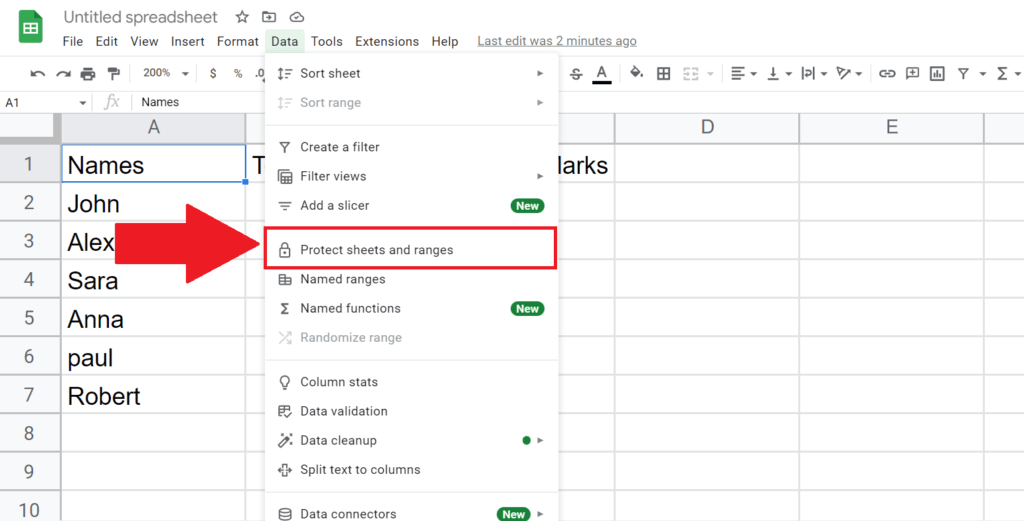 How To Lock Cells In Google Sheets SpreadCheaters
