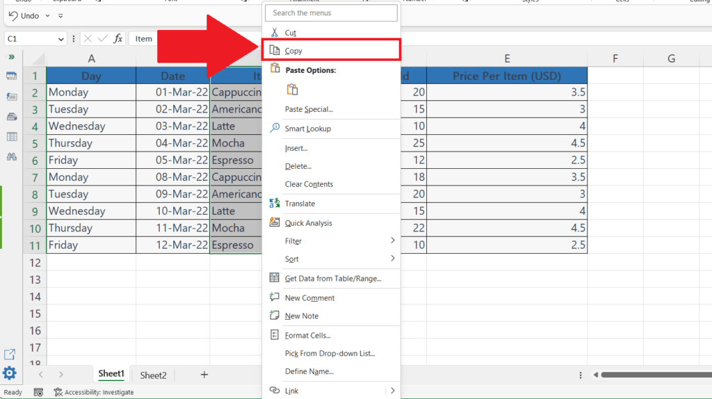 How To Copy And Paste Data From One Excel Sheet To Another SpreadCheaters