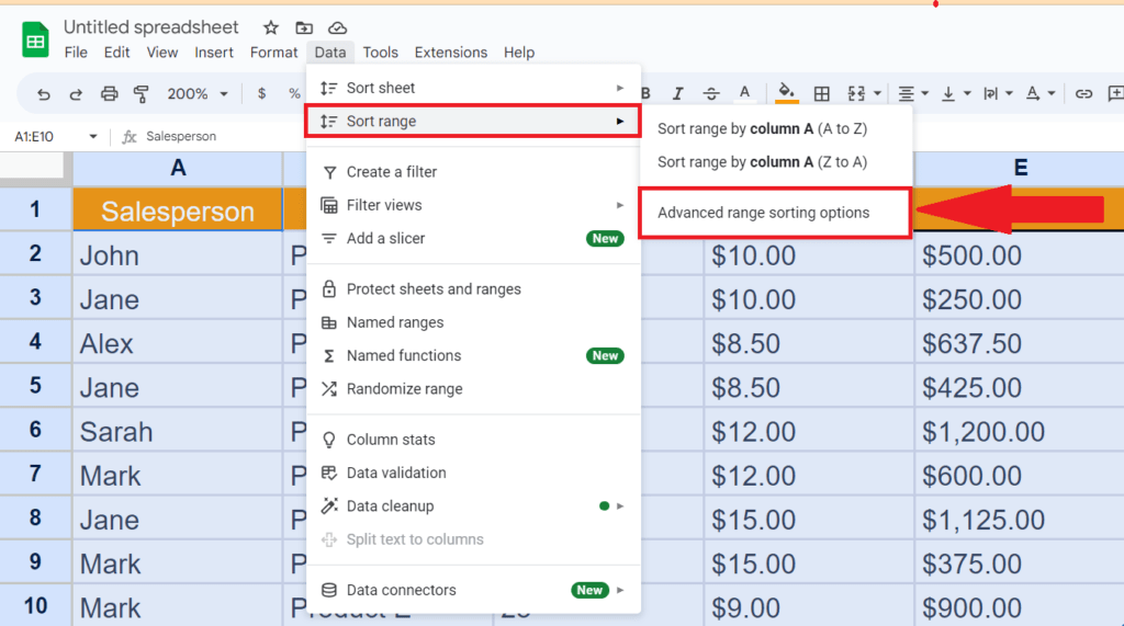How To Sort Google Sheets By Two Columns SpreadCheaters