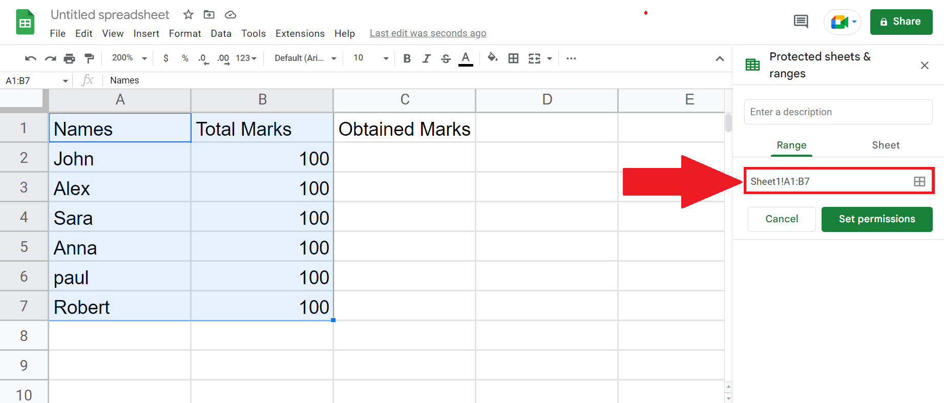 How To Lock Cells In Google Sheets SpreadCheaters