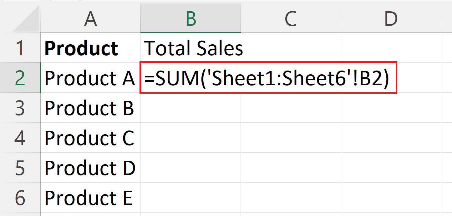 How To Add Totals From Different Sheets In Microsoft Excel SpreadCheaters