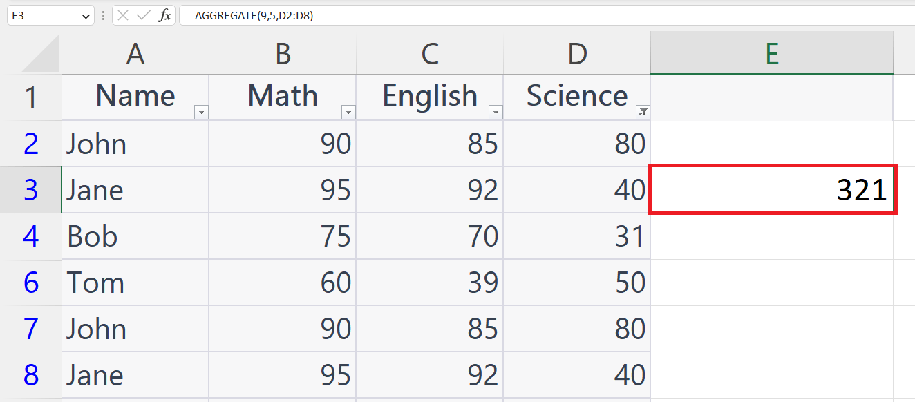 How To Sum Only Visible Cells In Microsoft Excel SpreadCheaters