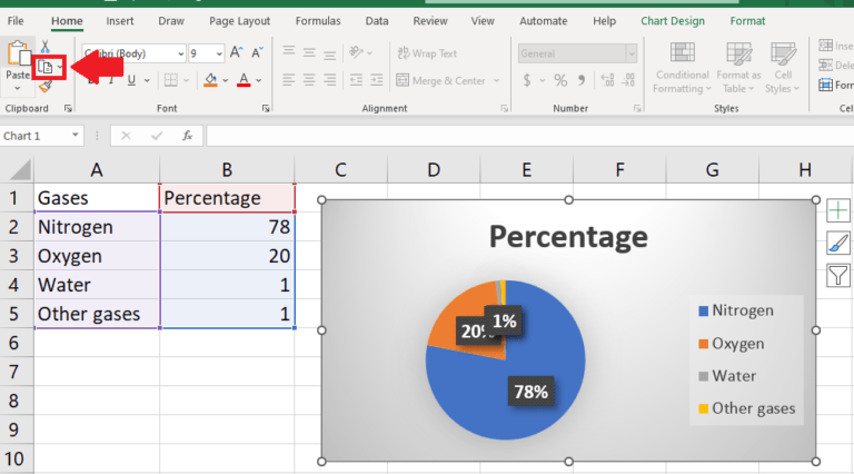 How To Copy A Chart From Excel To PowerPoint | SpreadCheaters