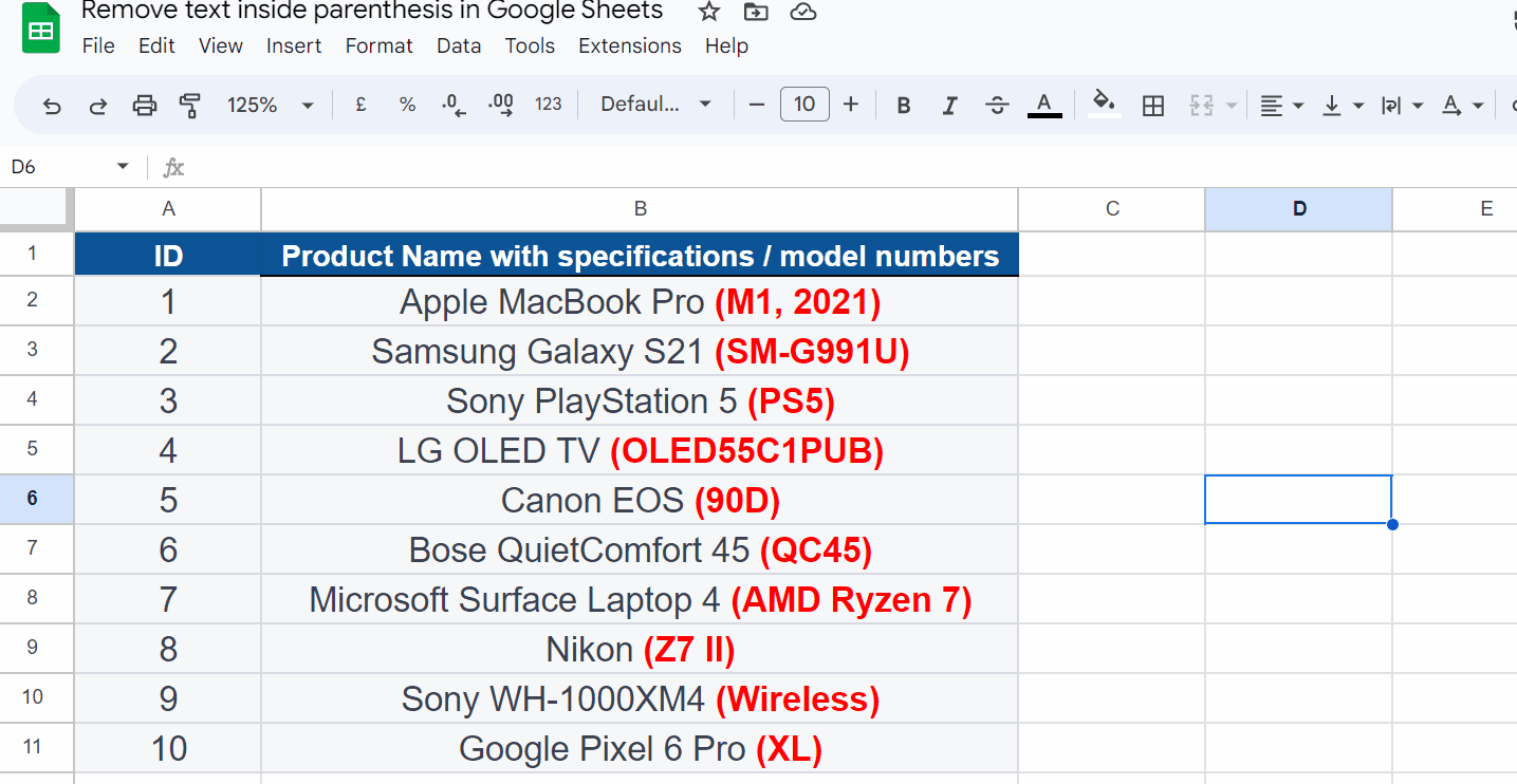 How To Remove Text Between Parentheses Along With Parentheses In Google