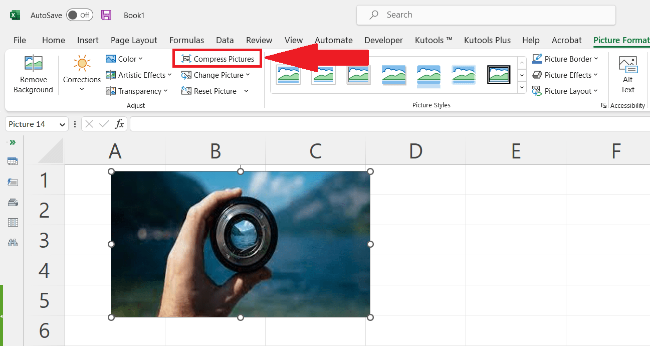 How To Compress A Picture In Microsoft Excel SpreadCheaters