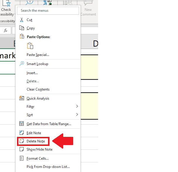 How To Delete All Notes In Excel SpreadCheaters