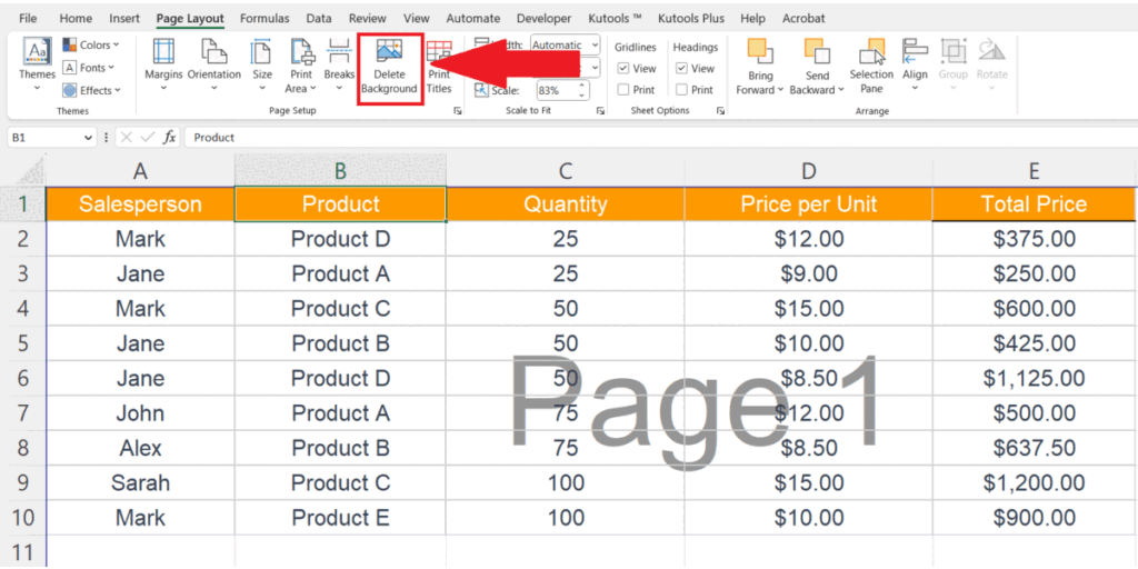 How To Remove Page 1 From Microsoft Excel SpreadCheaters