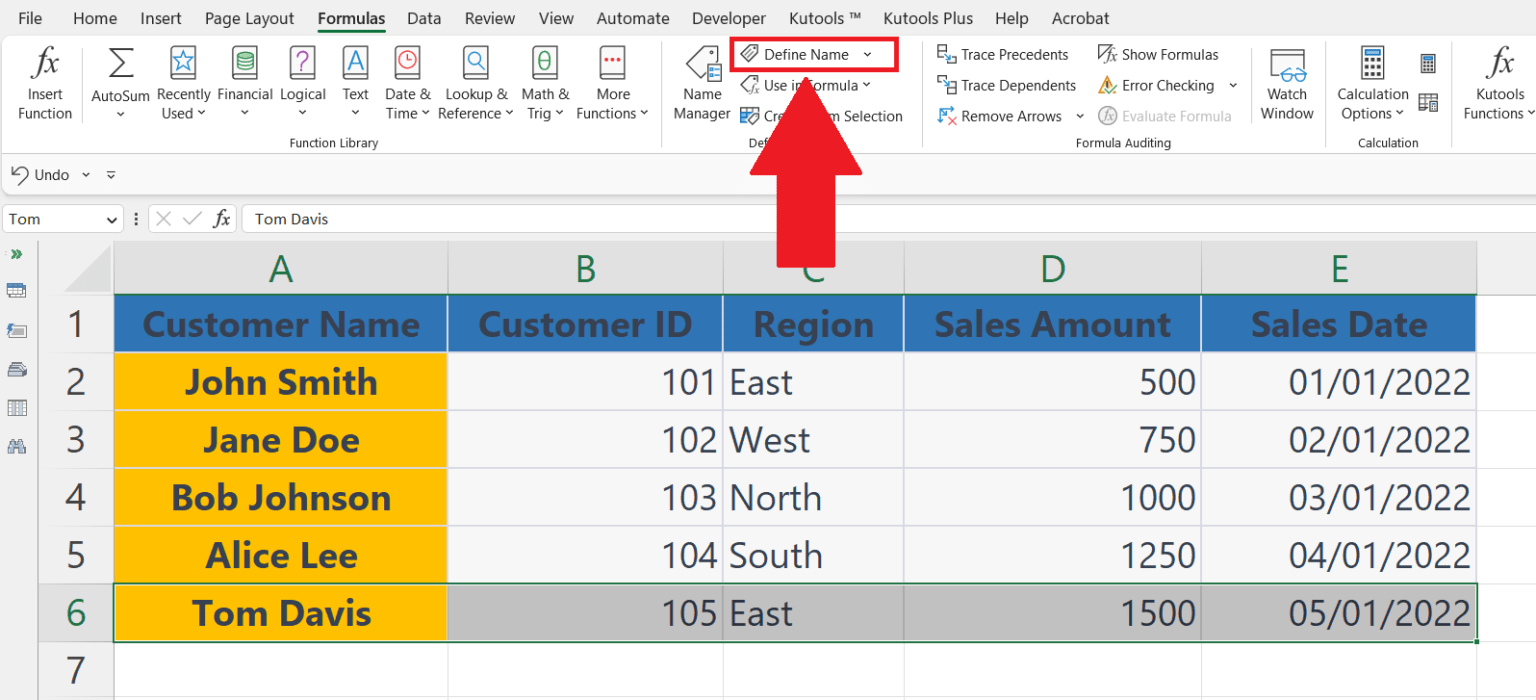 How To Assign Range Names In Microsoft Excel SpreadCheaters