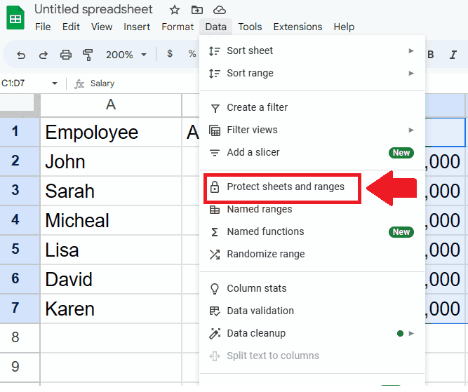 How To Protect Columns In Google Sheets SpreadCheaters
