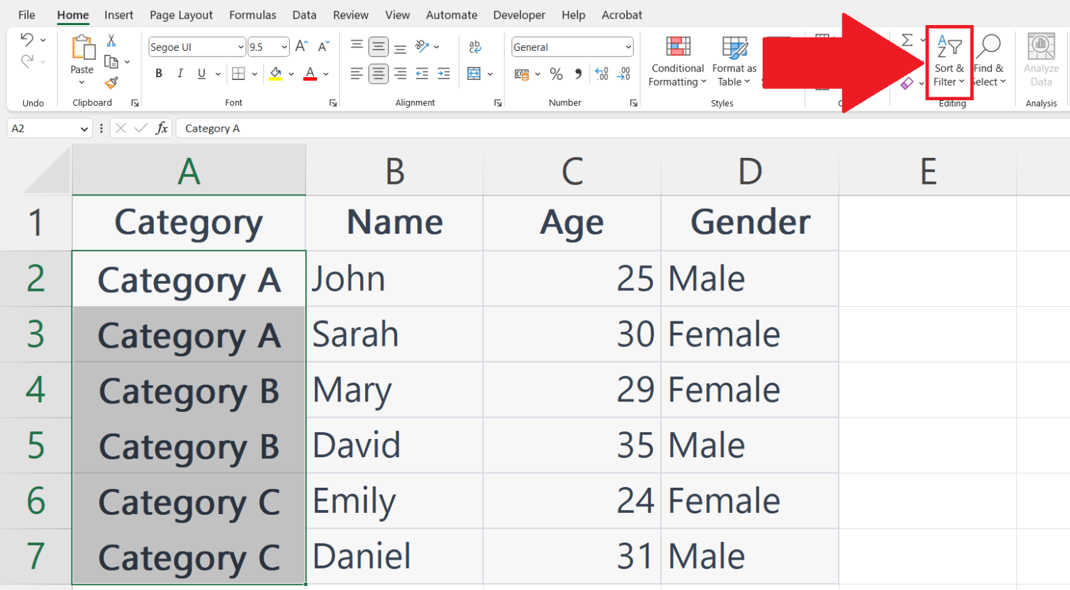How To Sort Merged Cells In Microsoft Excel SpreadCheaters