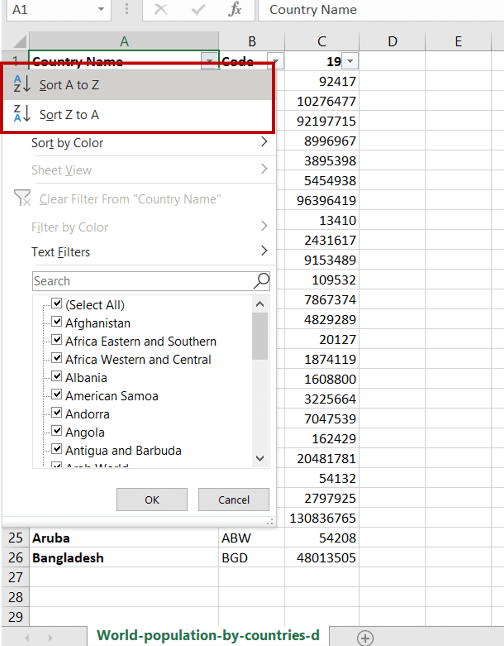 How To Alphabetize In Excel SpreadCheaters