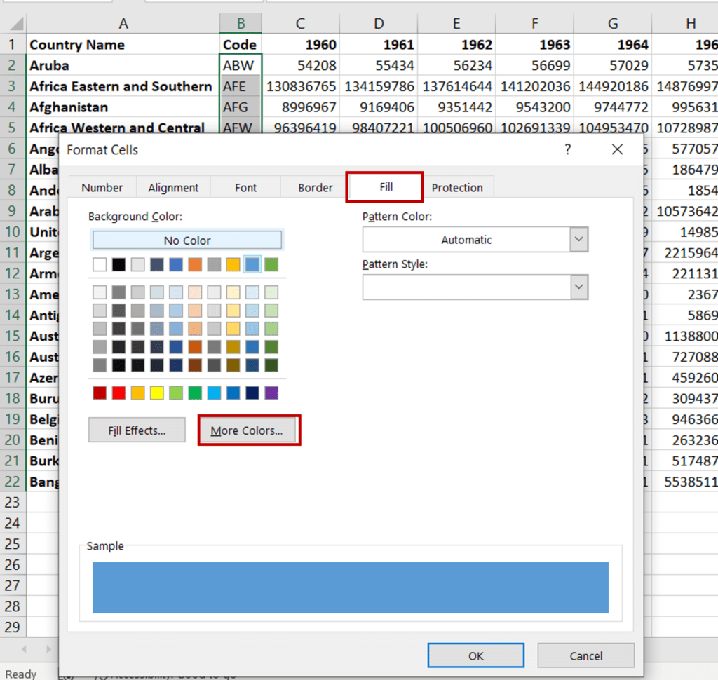 How To Change The Cell Color In Excel SpreadCheaters
