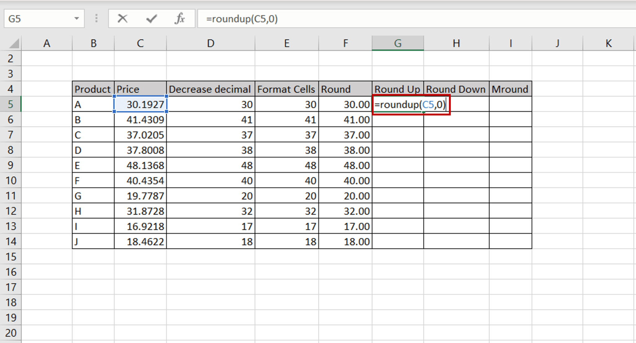 How To Round To The Nearest Whole Number In Excel SpreadCheaters