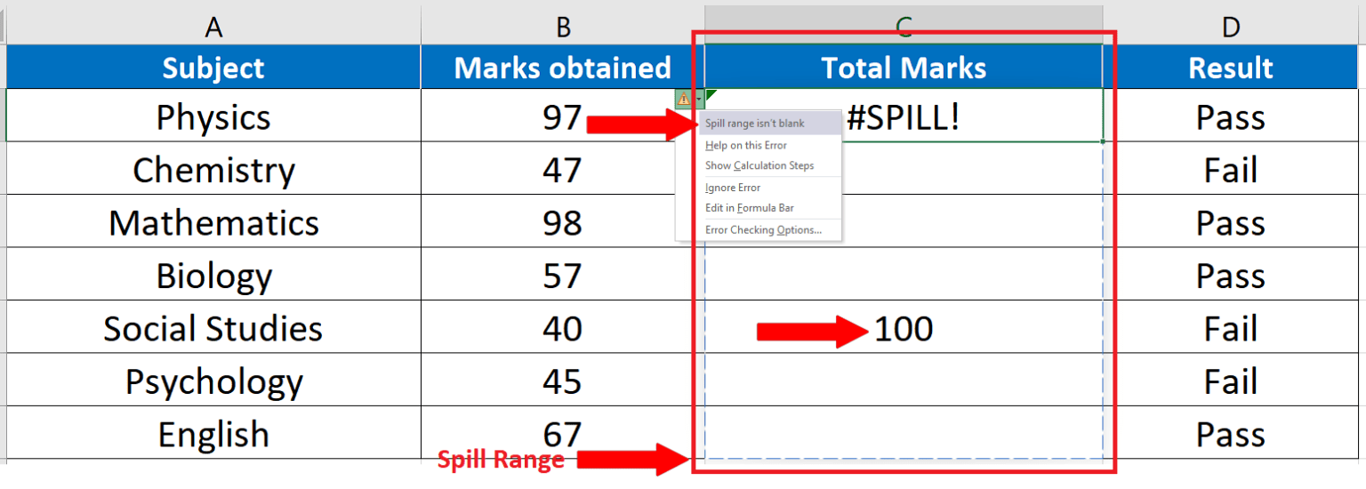 How To Resolve Spill! In Excel SpreadCheaters