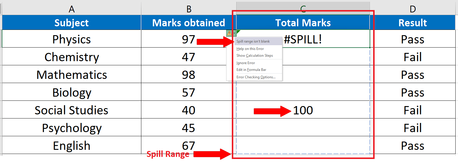 How To Resolve Spill! In Excel SpreadCheaters