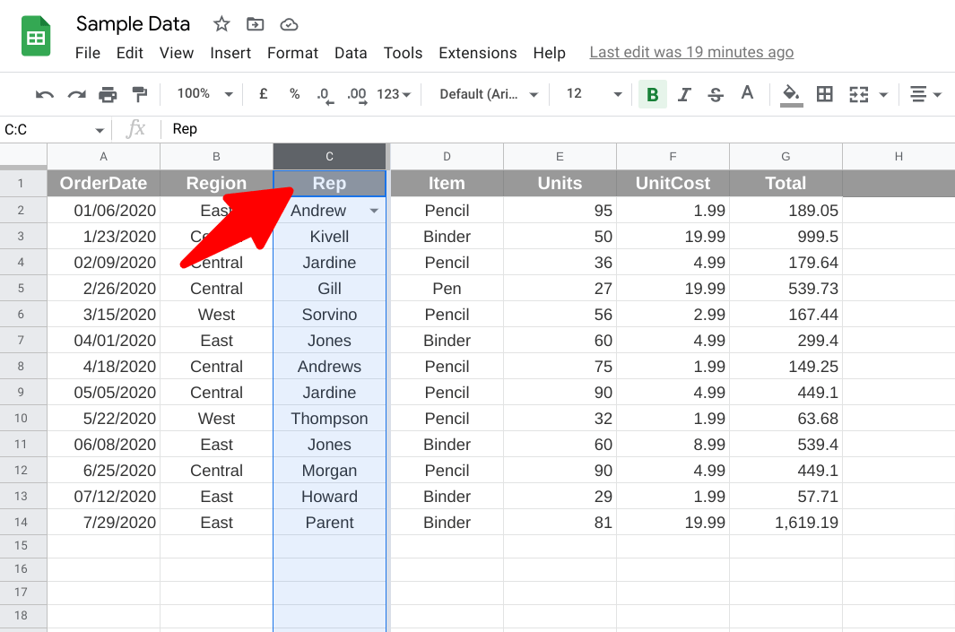 How To Add Columns In Google Sheets SpreadCheaters