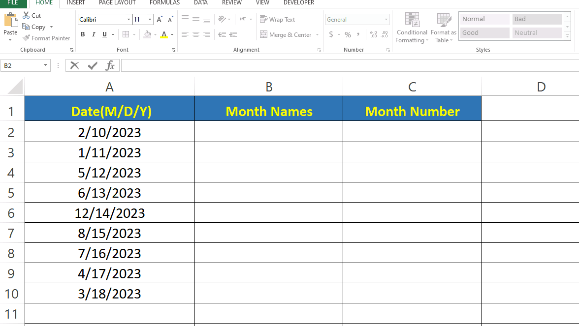 How To Extract Month From Date In Excel. SpreadCheaters