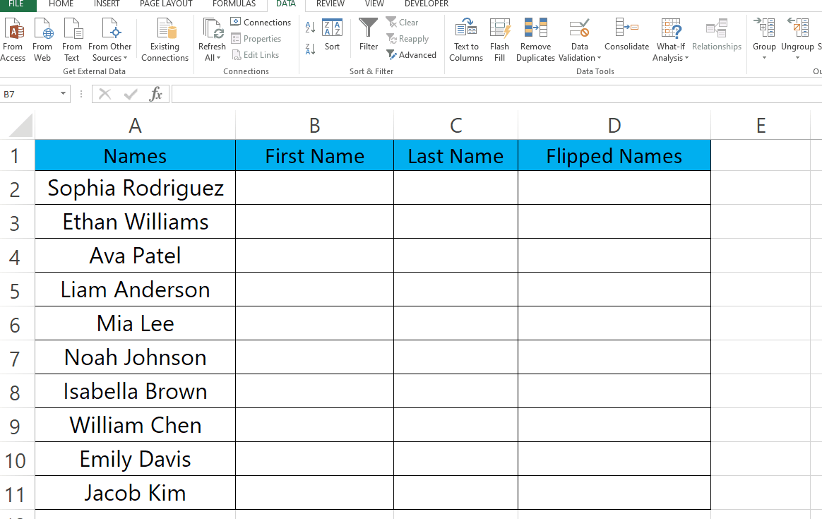 How To Flip Names In Excel SpreadCheaters