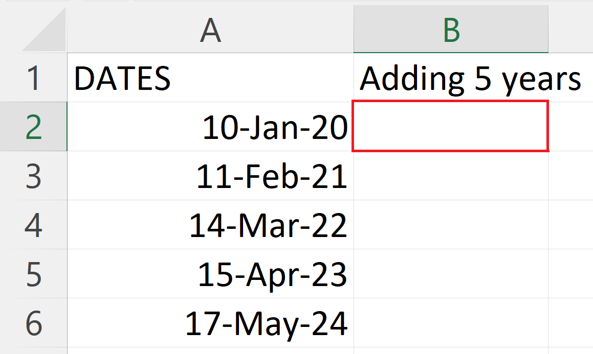 How To Add Years In Microsoft Excel SpreadCheaters