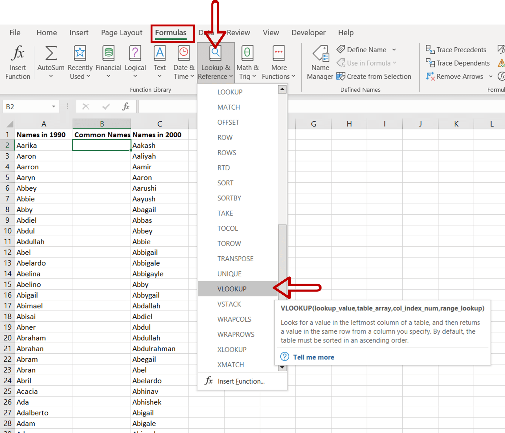 How To Use Vlookup In Excel To Compare Two Columns SpreadCheaters