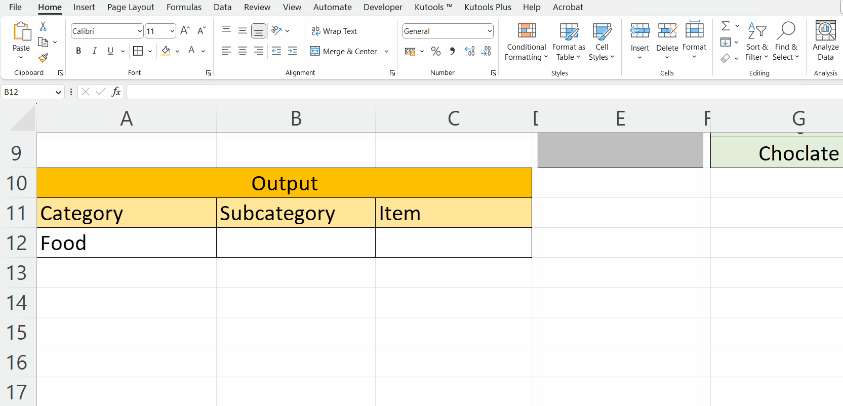 How To Make Subcategories In Microsoft Excel SpreadCheaters