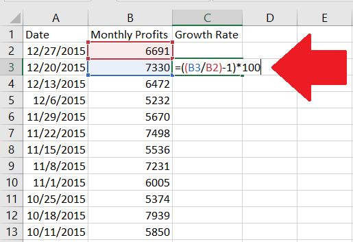 How To Calculate A Growth Rate In Excel | SpreadCheaters