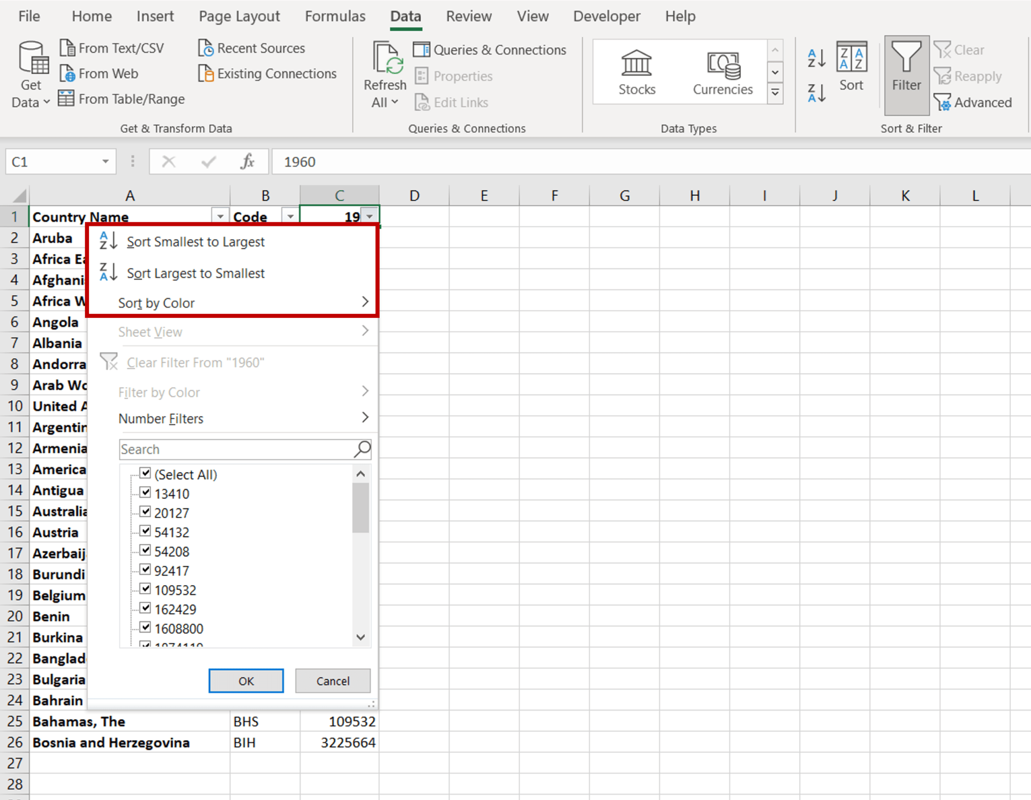 How To Add A Sort Button In Excel SpreadCheaters