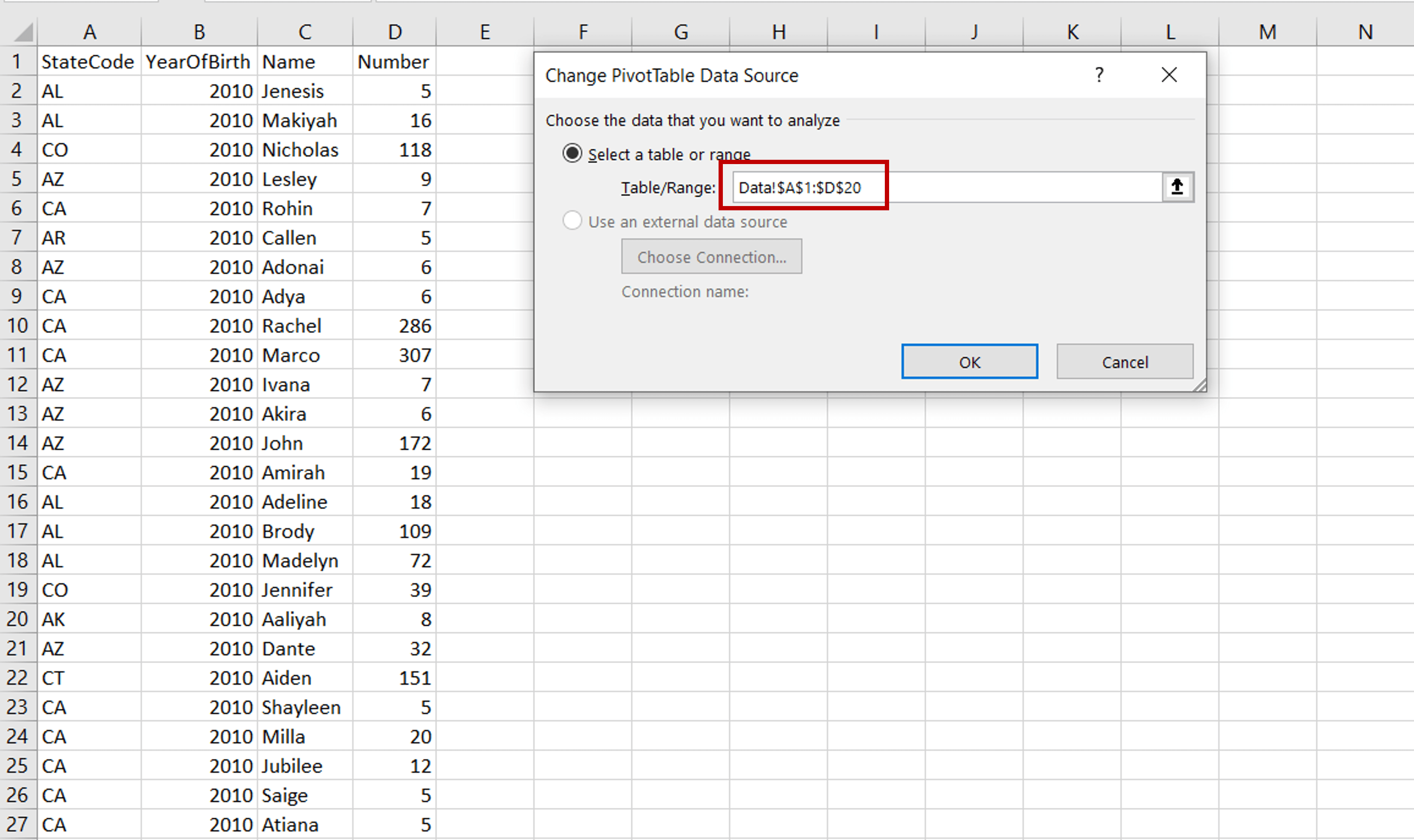 How To Change The Pivot Table Range SpreadCheaters