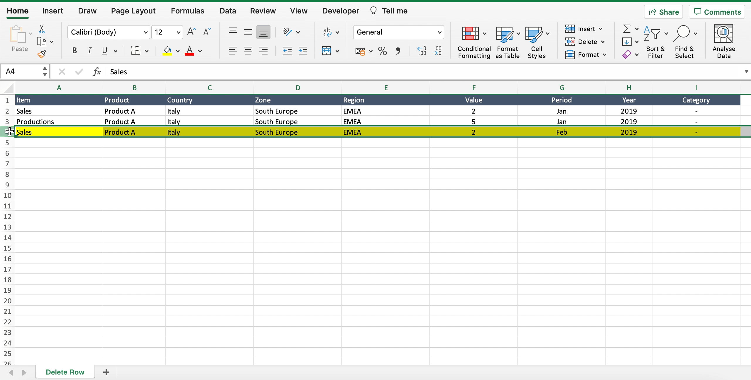 How To Delete Row In Excel Shortcut SpreadCheaters