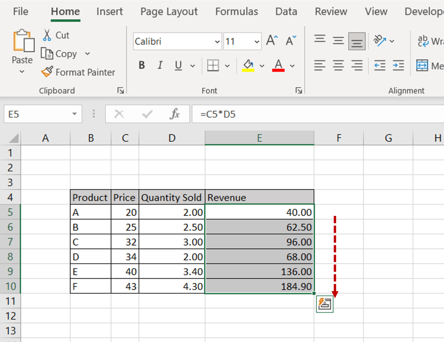 How to multiply two columns in Excel SpreadCheaters