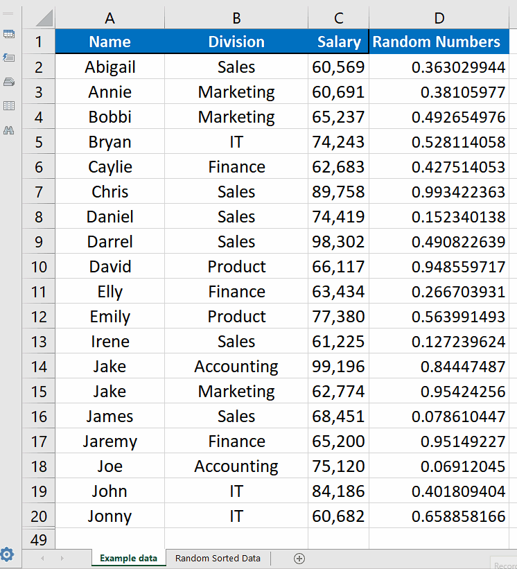 How To Randomize A List In Excel SpreadCheaters