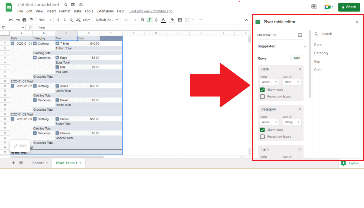 How To Remove Total From A Pivot Table In Google Sheets SpreadCheaters