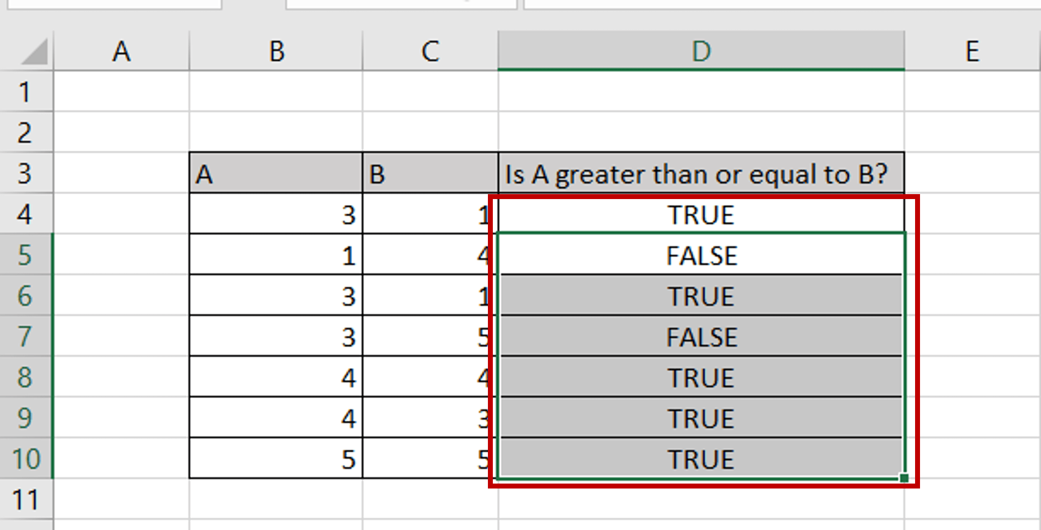 How To Type Greater Than Or Equal To In Excel SpreadCheaters